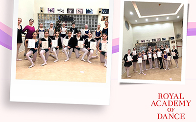 Royal Academy of Dance sertifikaları