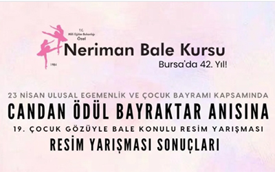19. Çocuk Gözüyle Bale” Resim Yarışması Sonuçlandı!
